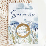 Personalised Holiday Surprise Scratch Card – Wildflower | Holiday Surprise Reveal - Greeting Card - Printarelle