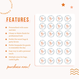 Personalised Holy Communion Stickers - Dove - Stickers - Printarelle