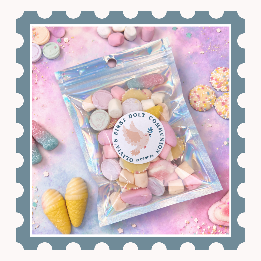 Personalised Holy Communion Stickers - Dove - Stickers - Printarelle