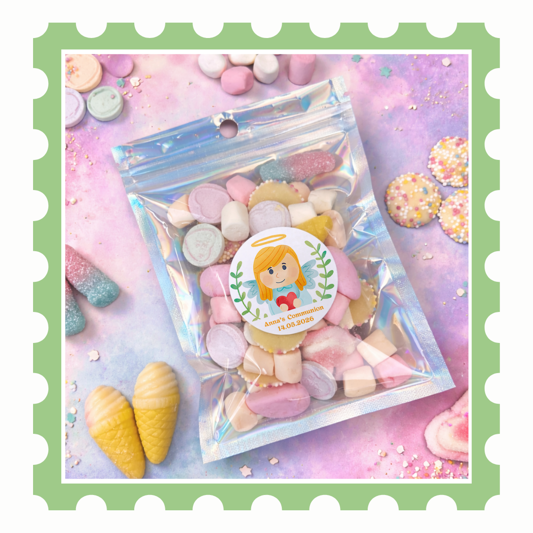 Personalised Holy Communion Stickers for Girls - Stickers - Printarelle