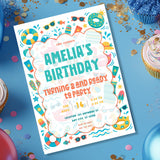 Personalised Beach Birthday Party Invitation
