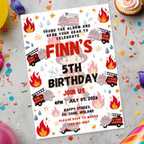 Handmade Birthday Invitation | Printarelle | Sound the alarm, the birthday boy’s big day is almost here! These bold