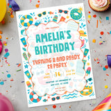 Personalised Beach Birthday Party Invitation