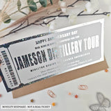 Personalised Jameson Distillery Tour Ticket | Anniversary & Birthday Gift - jameson distillery, distillery tour,