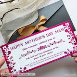 Personalised Mother’s Day Spa Voucher Ticket Ireland - mother’s day, day spa voucher, day spa, spa voucher,