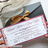 Personalised Mother’s Day Spa Voucher Rose Gold Foil Ireland - rose gold, mother’s day, rose gold foil, spa voucher,