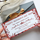 Personalised Mother’s Day Spa Voucher Ticket Ireland - Foil Tickets - Printarelle