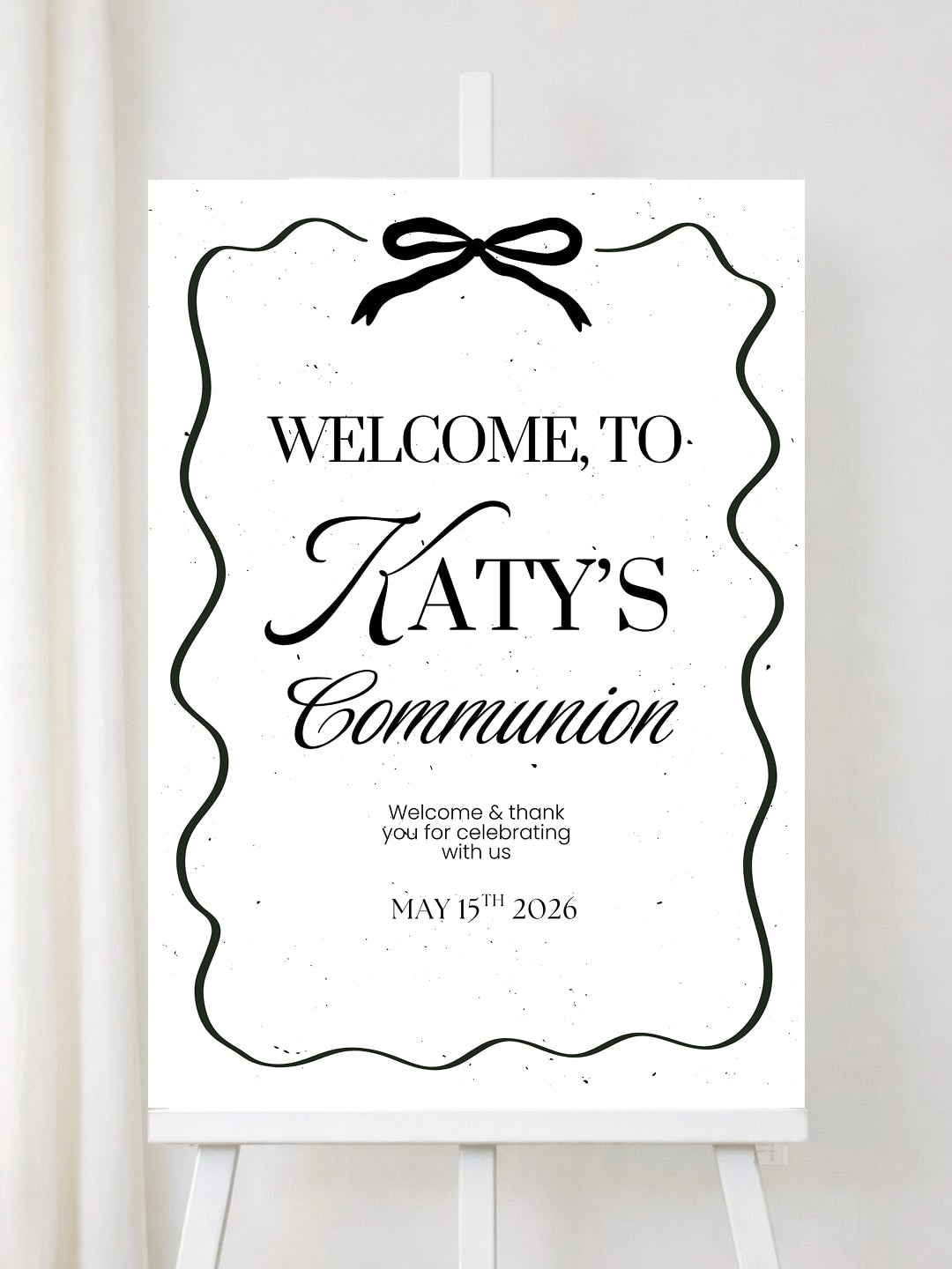 Handmade Party Decor | Printarelle | Create a classic and sophisticated welcome for your guests with our beautifully