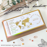 Personalised Scratch to Reveal Destination Barcelona Boarding Pass - boarding pass, holographic foil, rainbow