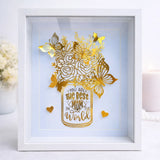 Personalised Shadow Box Frame - Best Mom Gift - Handmade in Ireland - Shadow Box Frame - Printarelle