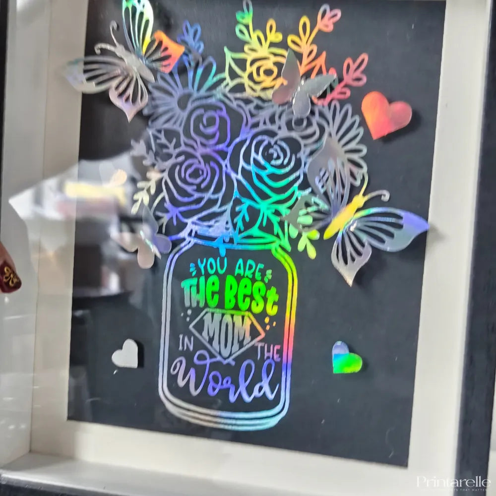 Personalised Shadow Box Frame - Best Mom Gift - Handmade in Ireland - Shadow Box Frame - Printarelle