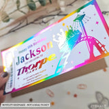 Personalised Thorpe Park Birthday Ticket | Kids Surprise Gift - thorpe park, personalised thorpe park, thorpe park