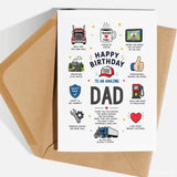 Personalised Truck Driver Birthday Card - truck driver, personalised truck driver, truck driver birthday, driver