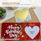 Personalised Valentine Scratch Ticket - personalised valentine scratch, surprise reveals, real foil, personalized foil