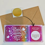 Personalised Valentine Scratch Ticket – Foil Surprise Reveal - Foil Ticket - Printarelle