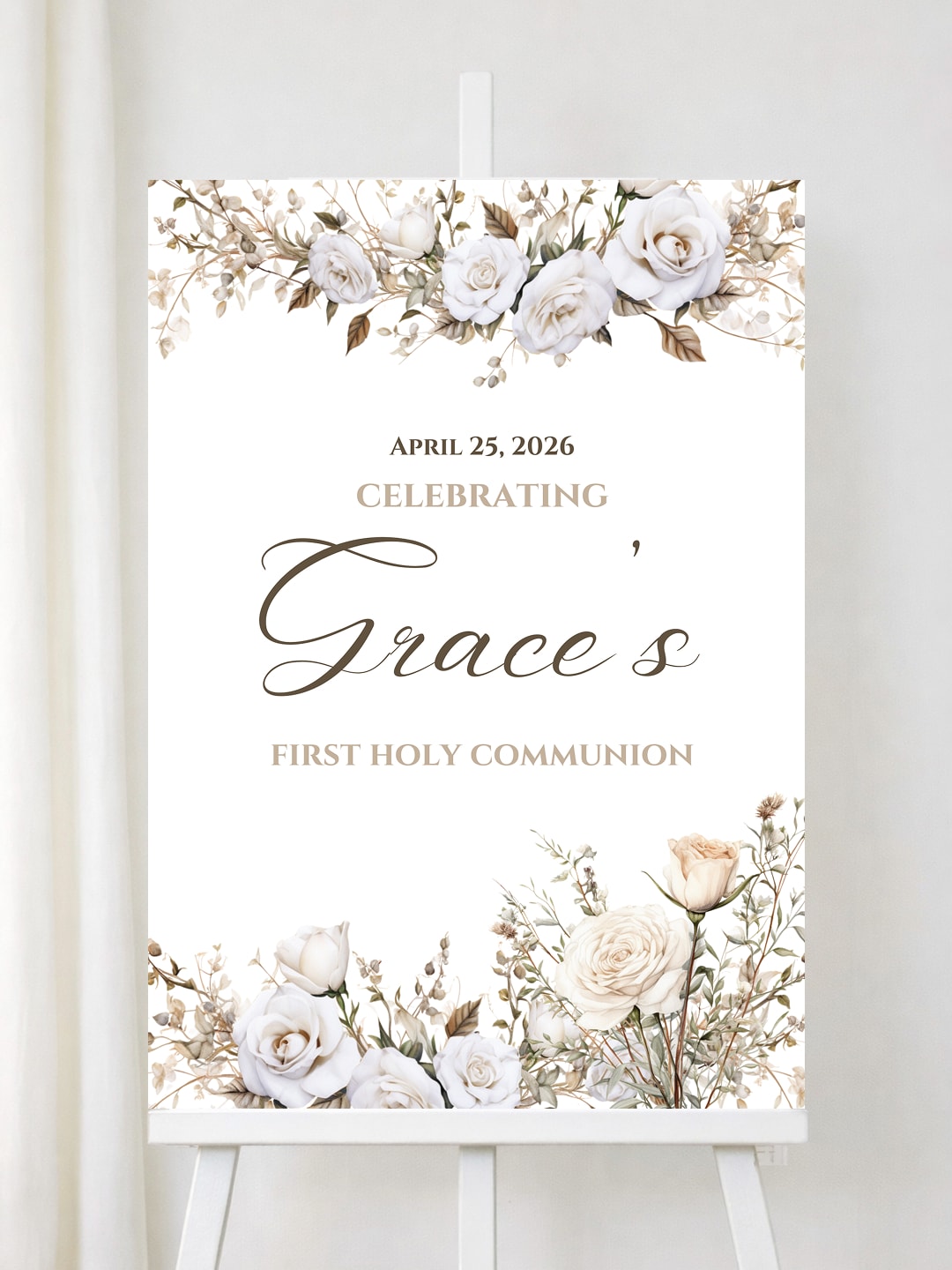 Handmade Party Decor | Printarelle | Create a timeless and sophisticated welcome for your guests with our beautifully