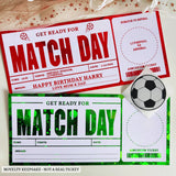 Personalized Foil Match Ticket | Football Scratch-Off Surprise - reveal tickets, personalized foil match, luxury foil,