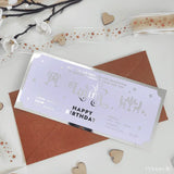 Personalized Foil Romantic Dinner Date Ticket - Foil Ticket