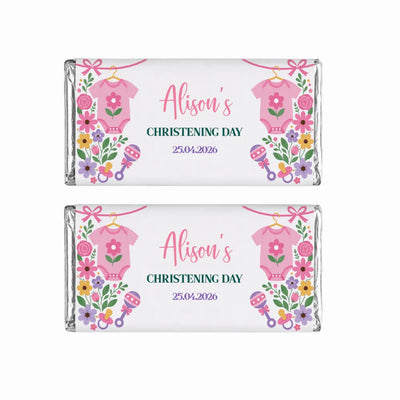Christening Chocolate Bars