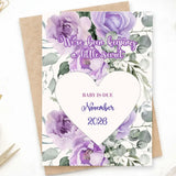 Pregnancy Announcement Scratch Card – Little Secret Due Date - Greeting Card - Printarelle