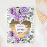 Pregnancy Announcement Scratch Card – Little Secret Due Date - Greeting Card - Printarelle