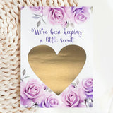 Pregnancy Announcement Scratch Card – Little Secret Due Date - Greeting Card - Printarelle
