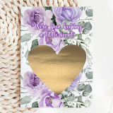Pregnancy Announcement Scratch Card – Little Secret Due Date - Greeting Card - Printarelle