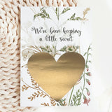 Pregnancy Announcement Scratch Card – Secret Due Date - Greeting Card - Printarelle