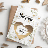 Pregnancy Baby Reveal Card – We are having a Baby - Greeting Card