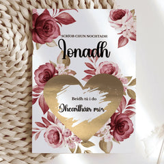 Pregnancy Reveal Card – Big Brother Scratch-Off Surprise - Big Brother-Irish Text - Greeting Card