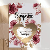 Pregnancy Reveal Card – Scratch-Off for Grandpa or Dáideo - Grandpa - Greeting Card