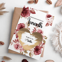 Pregnancy Reveal Card – Scratch-Off Surprise for Aunt - Greeting Card