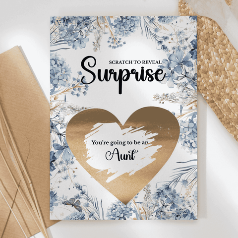 You're Going to Be an Aunt – Surprise Card for My Sister