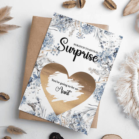 You're Going to Be an Aunt – Surprise Card for My Sister
