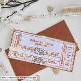 Premier League Match Day Ticket Gift - personalized foil football, foil football ticket, football match ticket,