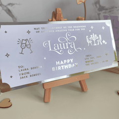 Personalized Foil Romantic Dinner Date Ticket