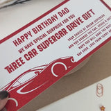 Personalised Three Car Supercar Drive Gift Reveal | Birthday Surprise for Him