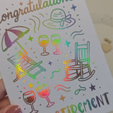 Congratulations on Your Retirement Foil Card