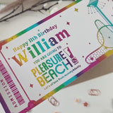 Personalised Pleasure Beach Resort Birthday Reveal | Kids Surprise Gift