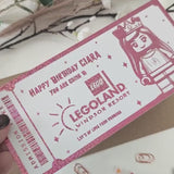 Personalised Legoland Windsor Resort Birthday Trip Reveal