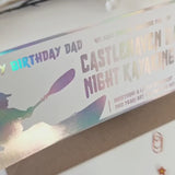 Personalised Night Kayaking Adventure Gift | Unique Outdoor Birthday Surprise Ireland