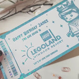 Personalised Legoland Windsor Resort Birthday Trip Reveal