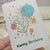 Floral greeting card with foil design and kraft envelope

