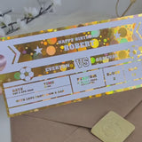 Personalised Football Foil Surprise Reveal | Birthday Keepsake