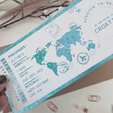 Personalised Scratch to Reveal Boarding Pass | Croatia Holiday Reveal