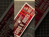 Personalised Guns N' Roses Foil Ticket Gift