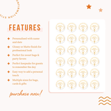 Real Foil Personalised Confirmation Stickers for Boys & Girls - Stickers - Printarelle