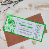 Romantic Gateway Foil Trip Ticket | London Travel Surprise - Foil Ticket