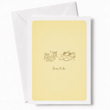 Soon to Be | Engagement & Wedding Card - groom’s oxford shoes, bridal heels, groom’s oxford, oxford shoes, colour