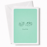 Soon to Be | Engagement & Wedding Card - groom’s oxford shoes, bridal heels, groom’s oxford, oxford shoes, colour
